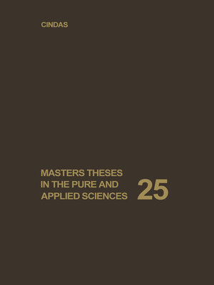 cover image of Masters Theses in the Pure and Applied Sciences